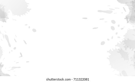 Abstract Color Splashes White and Gray Vector Backgrounds