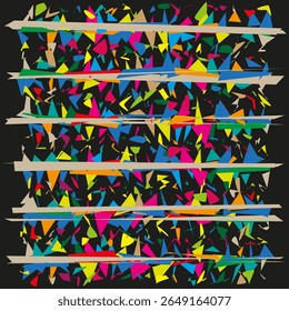 Abstract color splatters. Vibrant grunge texture. Chaotic paint drops. Vector artistic background.
