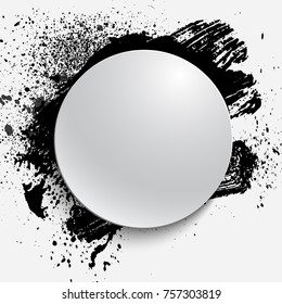 abstract color spray background, vector illustration clip-art