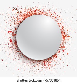 abstract color spray background, vector illustration clip-art