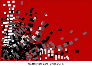 abstract color and square background illustration