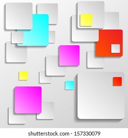 Abstract color squares