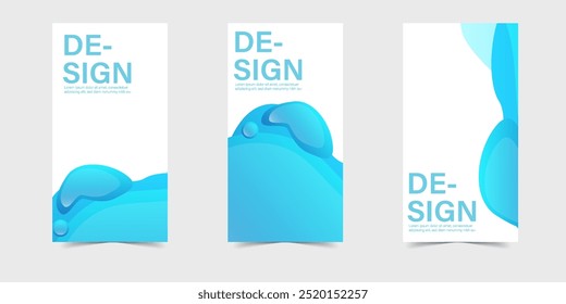 Abstrakte Farbe stehende Banner Hintergrund Design-Vorlagen