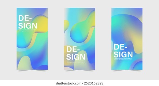 Abstrato cor pé banner modelos de design de fundo