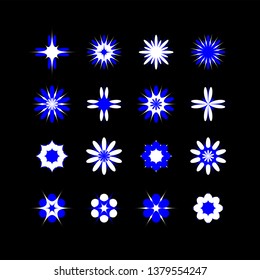 abstract color stars 
