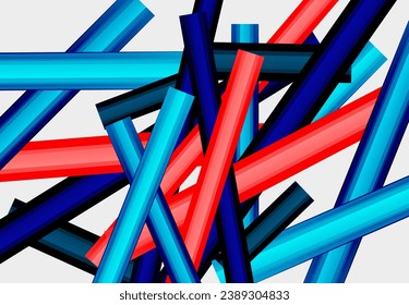 Color abstracto líneas rectas fondo vectorial