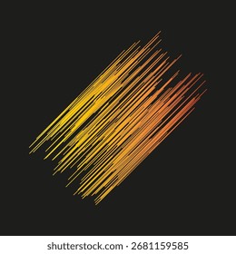 Listras de cores abstratas. Textura de linhas dinâmicas. Design gráfico de movimento. Traçado do pincel vetorial. EPS 10.