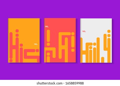 Fondo abstracto de líneas de franja de color.  Diseño del folleto, diseño moderno, informe anual, afiche, volante.
