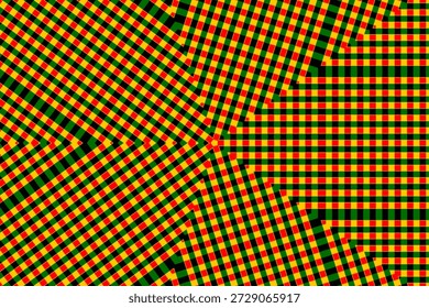 Fundo listrado de cor abstrata. Textura de transe hipnótica. Op art abstração multicolorida. Ilustração ilusória psicodélica