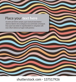 Abstract color striped background. Seamless stripes. Vector background