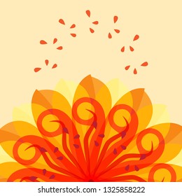 Abstract color swirl background, vector illustration
