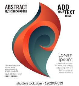 Abstract color symbol. Vector illustration