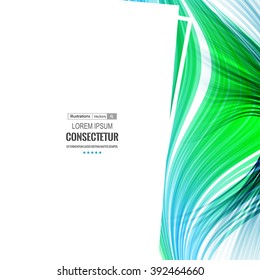 Abstract color technology Background for Business Brochure or Cover. Futuristic color wave. EPS10.