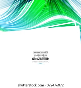 Abstract color technology Background for Business Brochure or Cover. Futuristic color wave. EPS10.
