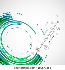 Abstract color technology background/computer technology business background