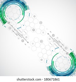 Abstract color technology background/computer technology business background