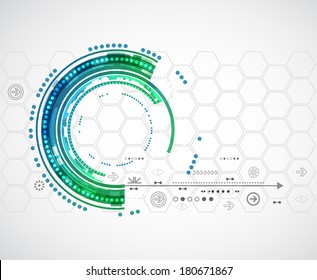 Abstract color technology background/computer technology business background