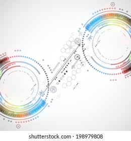 Abstract color technology background/computer technology business background