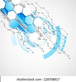 Abstract color technology background/computer technology business background