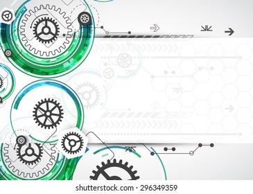Abstract color technology computer technology business background. Vector