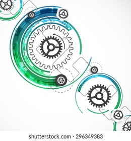 Abstract color technology computer technology business background. Vector