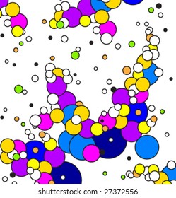 Abstract color texture of bubble.