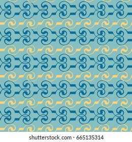 Abstract color texture on blue background. Fashion graphic design. Modern stylish abstract texture. Colorful template for prints, textiles, wrapping, wallpaper, website etc. Vector illustration
