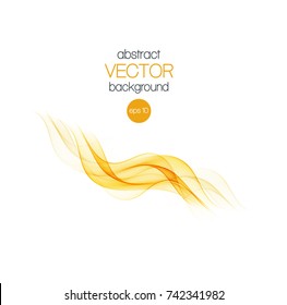 Abstract color transparent waves