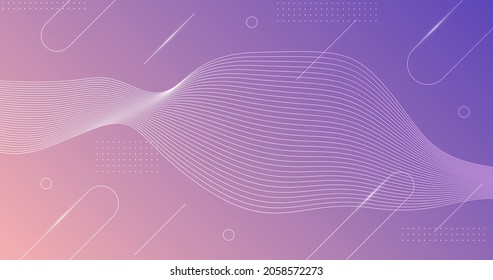 color abstracto color de fondo de fondo geométrico 4k con degradado de moda. diseño de formas de color futurista. color gradiente púrpura claro. para afiches en la pared, tamplón de afiches y sitio de la página de aterrizaje