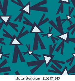 abstract color triangle seamless pattern with grunge effect