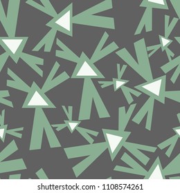abstract color triangle seamless pattern with grunge effect