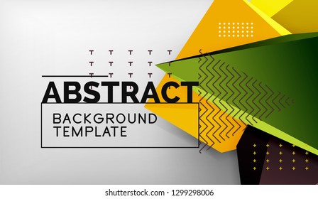 El color abstracto triangula el fondo geométrico. Mosaico triangular bajo estilo de poli. Ilustración del vector