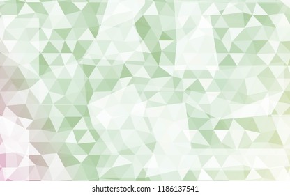 Abstract Color Triangles Mosaic Background. Vector Illustration. For Design, Presentation.