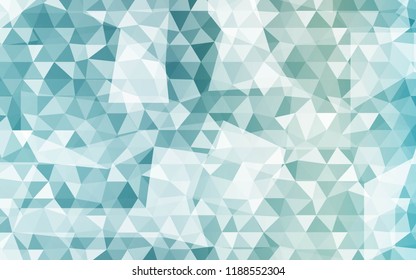 Abstract Color Triangles Mosaic Background. Vector Illustration. For Design, Presentation.