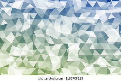 Abstract Color Triangles Mosaic Background. Vector Illustration. For Design, Presentation.