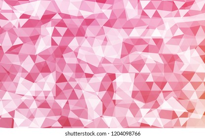 Abstract Color Triangles Mosaic Background. Vector Illustration. For Design, Presentation.