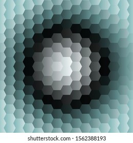 Abstract Color trianglify Generative Art background illustration