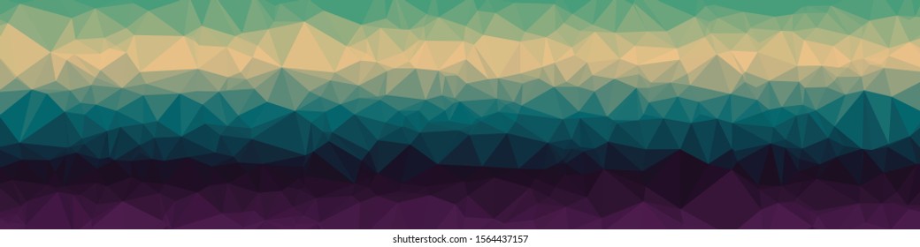 Abstract Color trianglify Generative Art background illustration