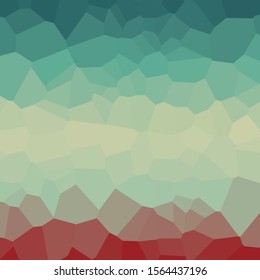 Abstract Color trianglify Generative Art background illustration
