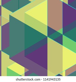 Abstract color vector background for art design and wale fabric.