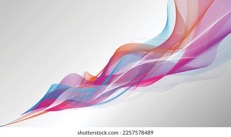 Abstract color vector background art design