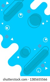 
abstract color vector background with geometric shapes