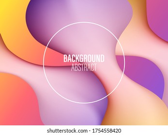 
Abstract color vector background. Liquid wave shapes flowing.