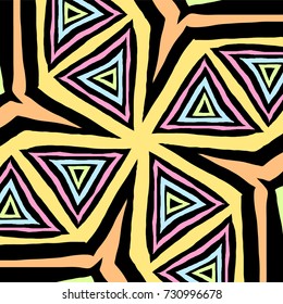 abstract color vector drawn