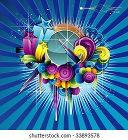 abstract color vector illustration