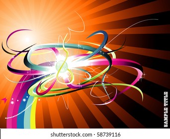 abstract color vector illustration