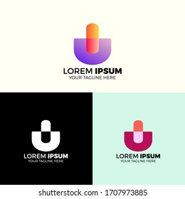 Abstract color vector logo. Medicine logo for medicine company. Dispensary logo