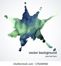 Abstract color watercolor background