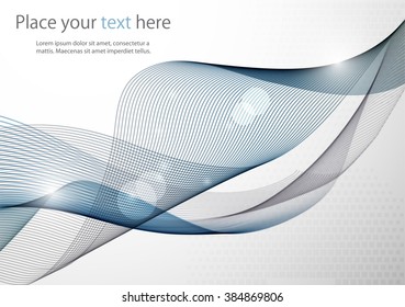 Abstract color wave