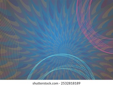 Abstract color wave background animation banner decoration effect